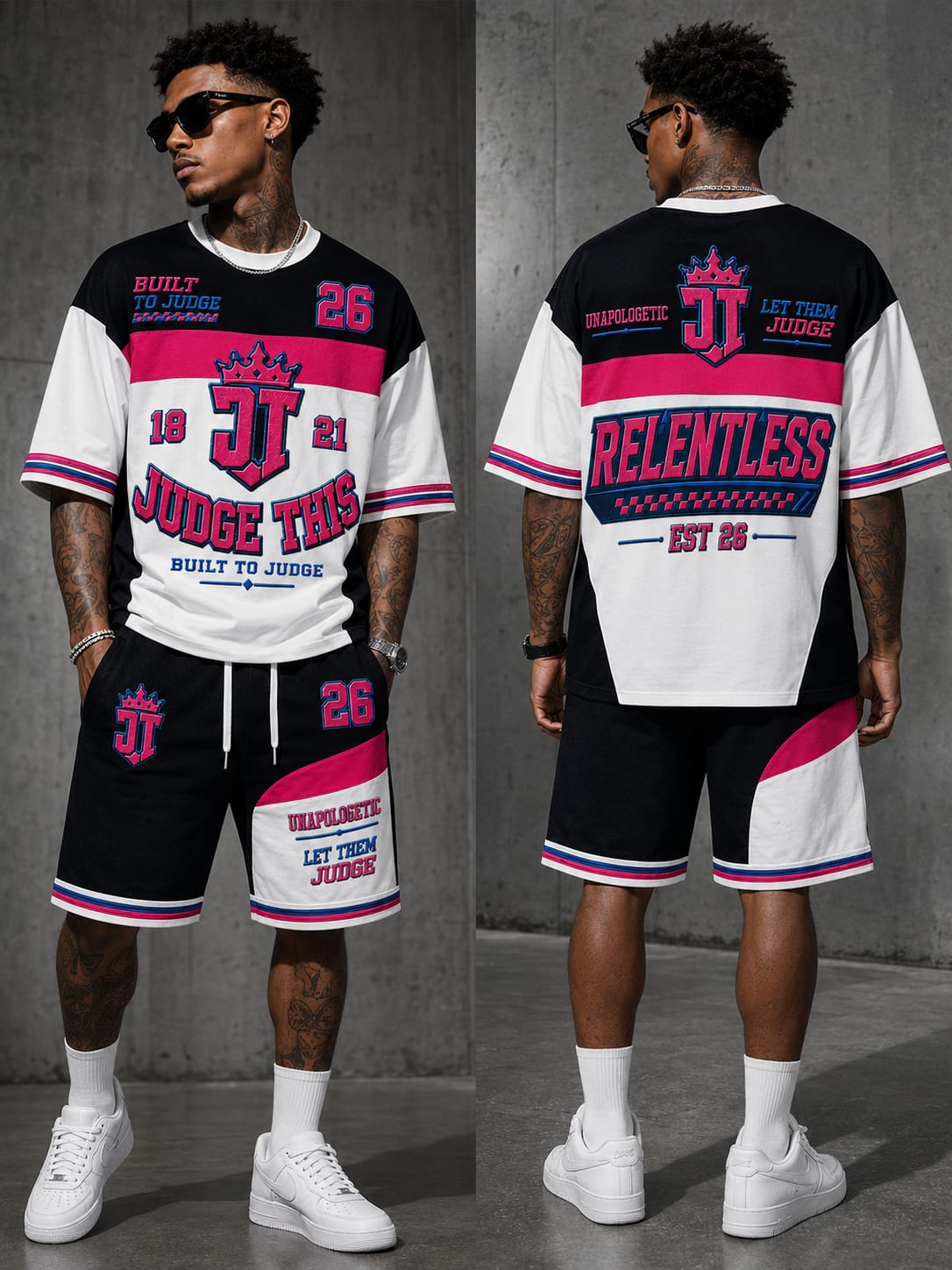 Judge This™ Relentless T-Shirt & Shorts Set