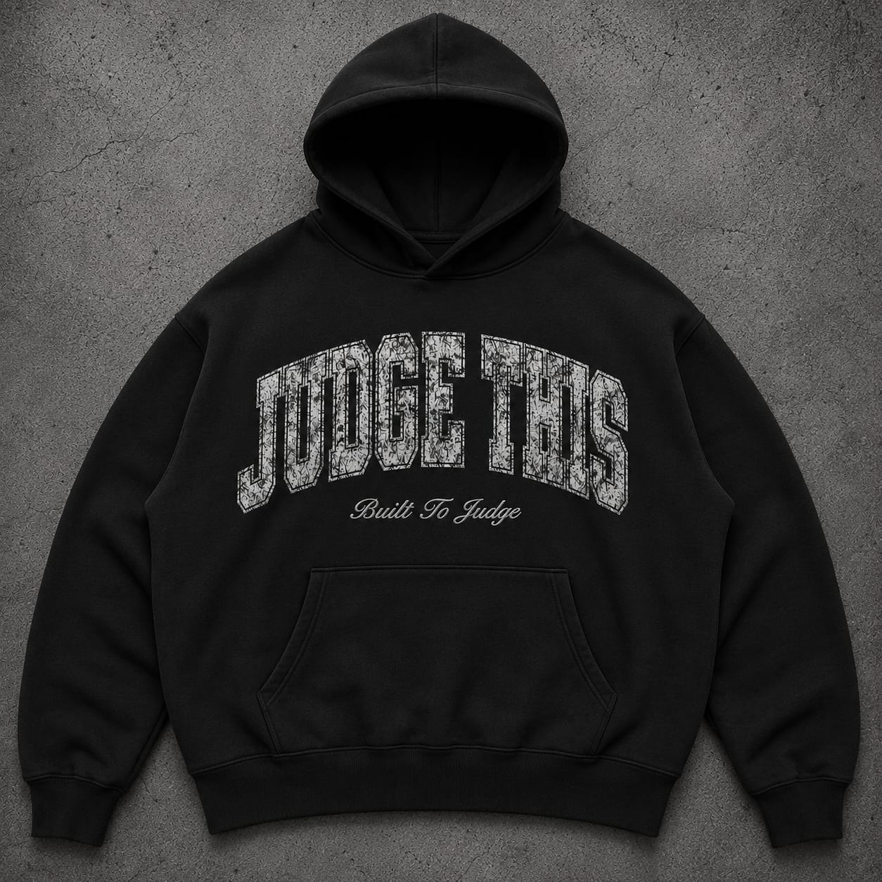 Judge This™ Built To Judge Oversized French Terry Hoodie