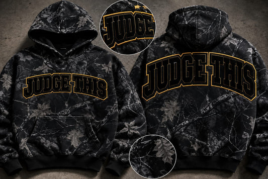 Judge This™ Woodland Hoodie – Midnight Timber