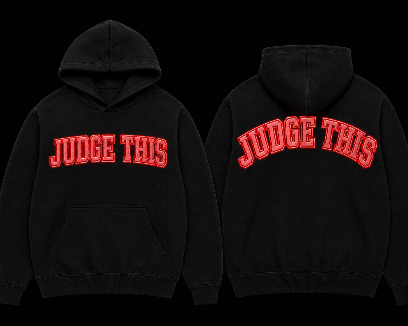 Judge This™ Classic Embroidered Hoodie