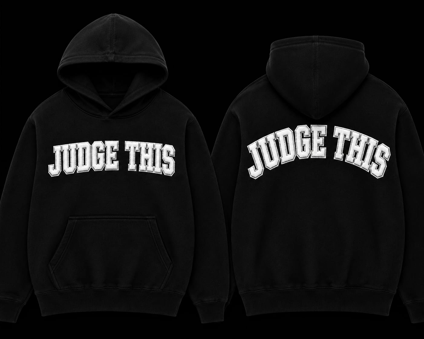 Judge This™ Classic Embroidered Hoodie