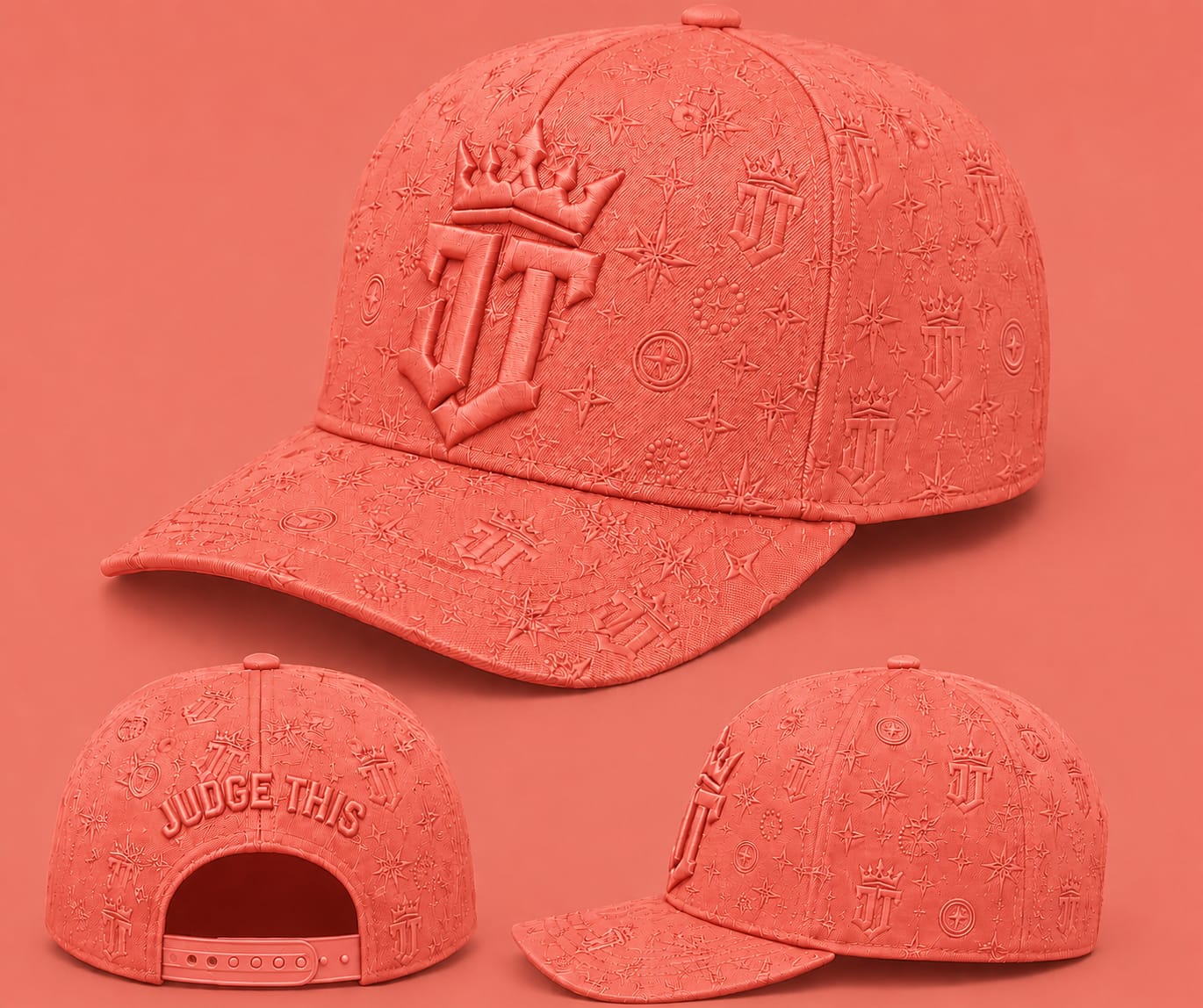 Judge This™ Monogram Snapback Cap