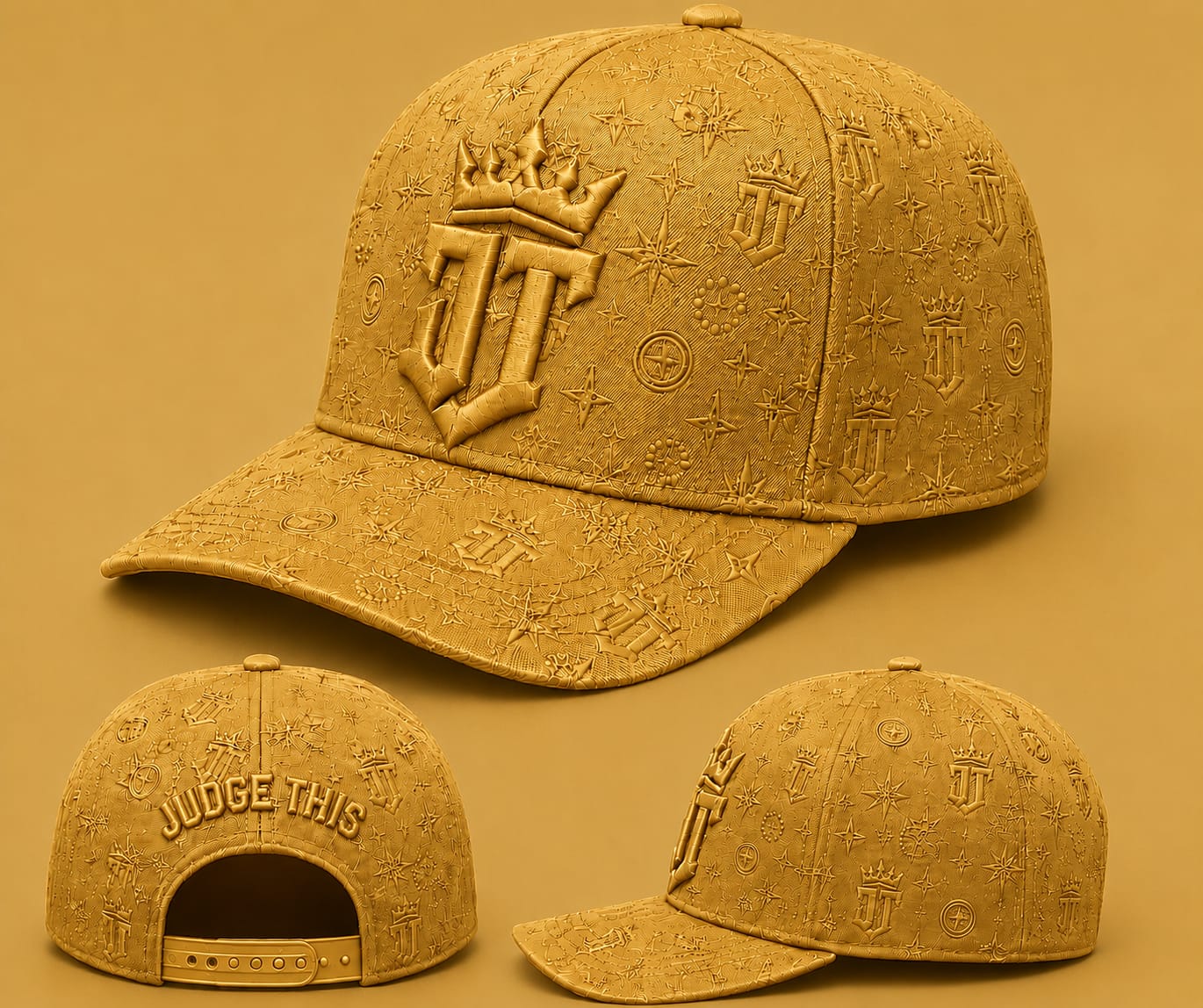 Judge This™ Monogram Snapback Cap