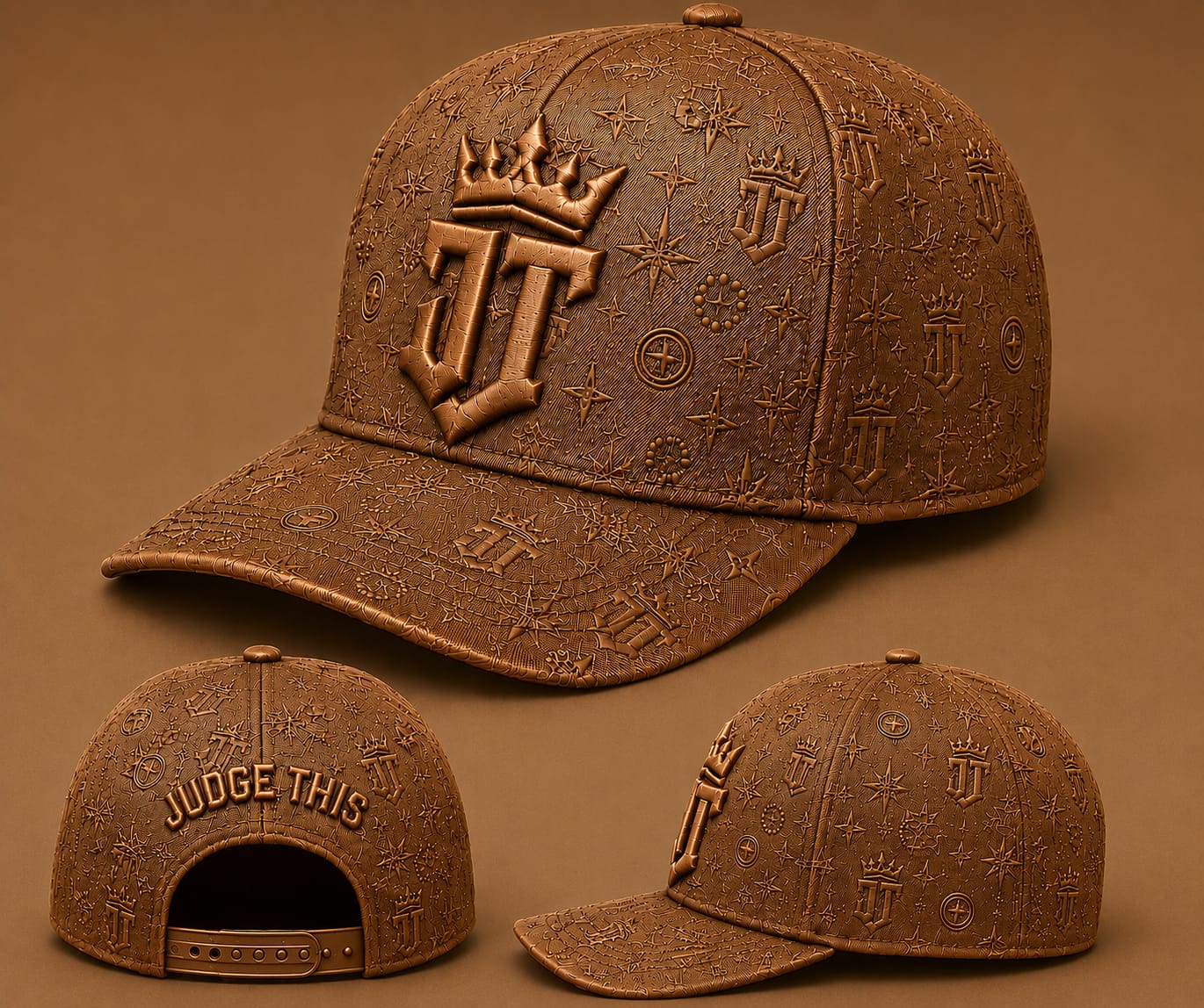 Judge This™ Monogram Snapback Cap