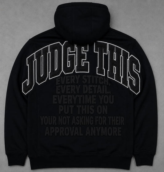Judge This™ Staple Hoodie – Black