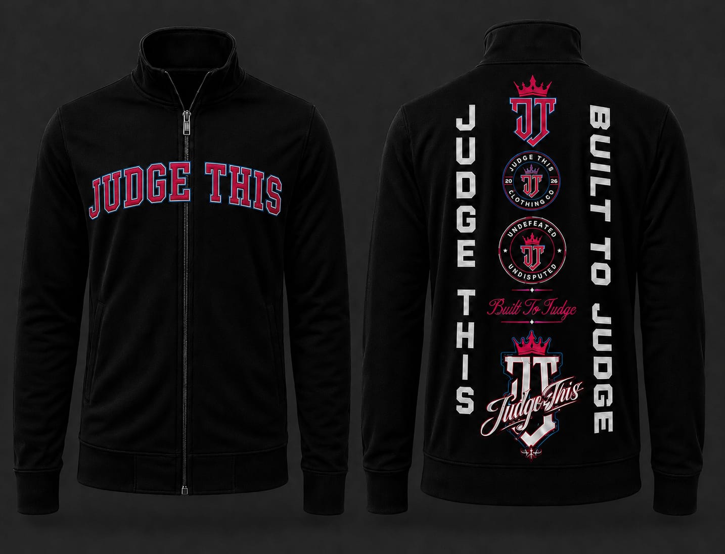 Judge This™ Built To Judge Zip Track Jacket