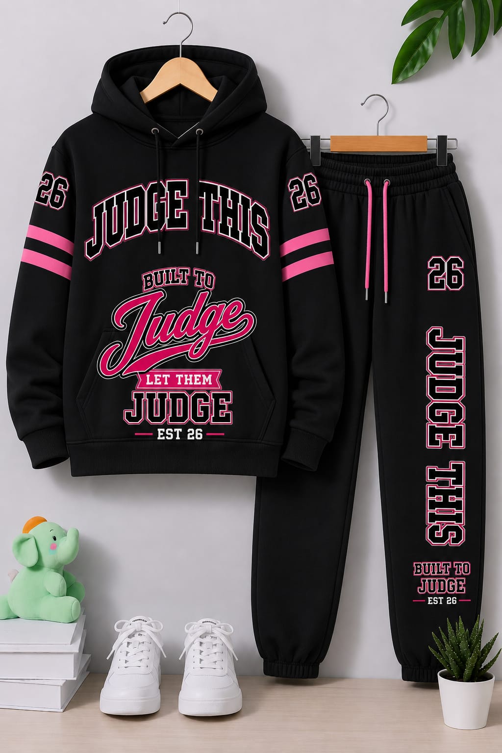 Judge This™ Built To Judge Kids Hoodie & Track Pants Set