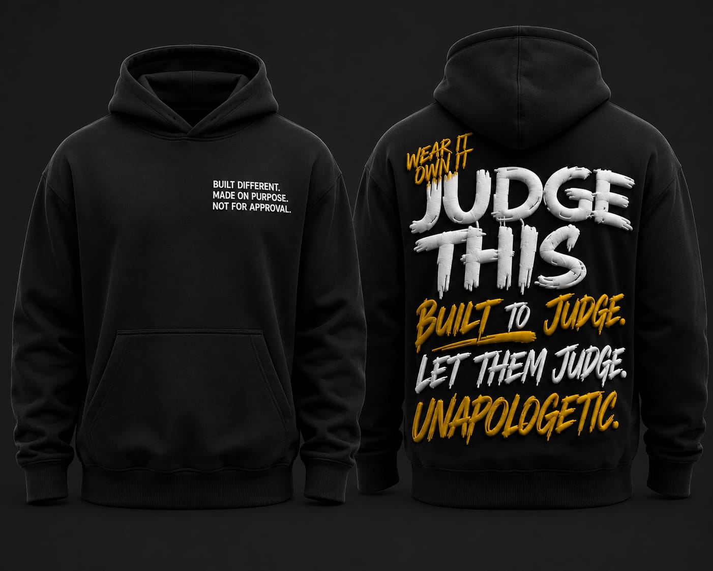 Judge This™ Built Different Hoodie