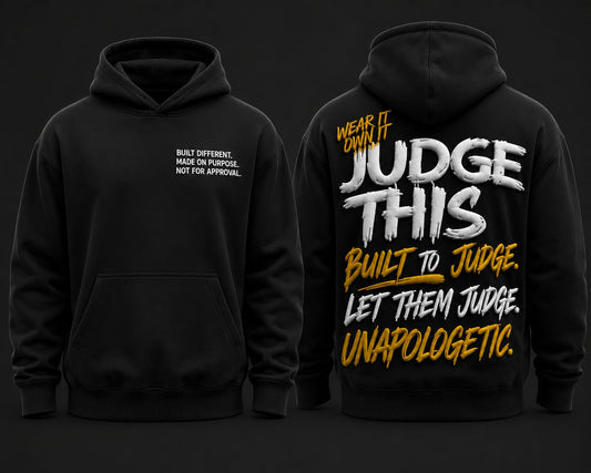 Judge This™ Built Different Hoodie