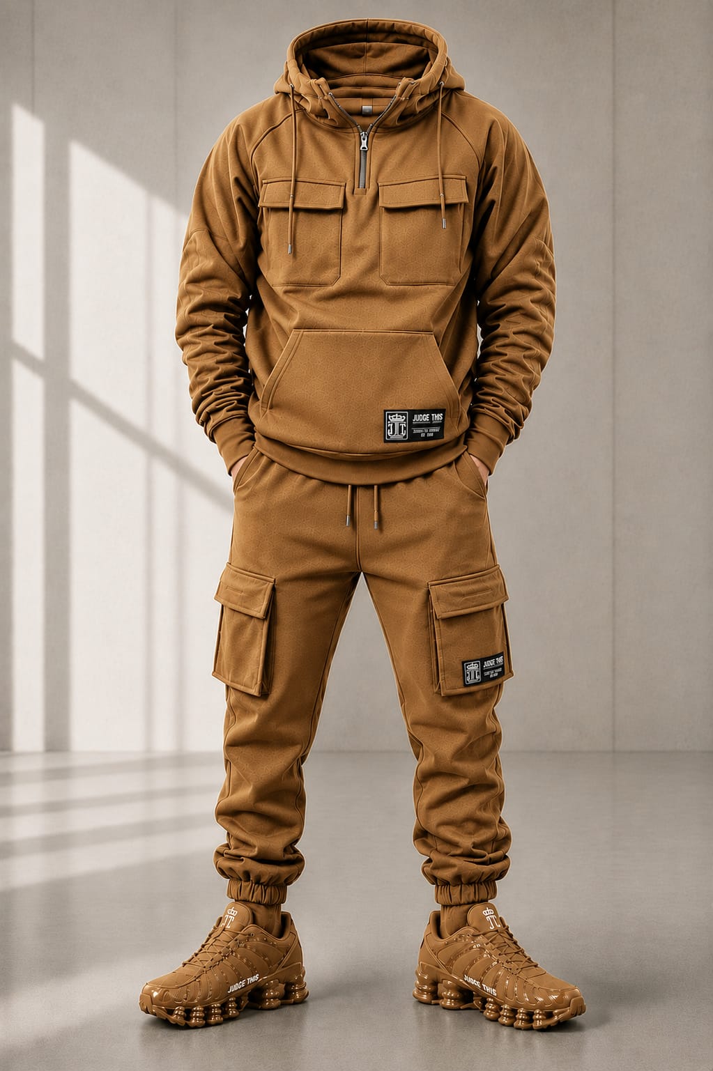 Judge This™ Tactical Cargo Tracksuit Set