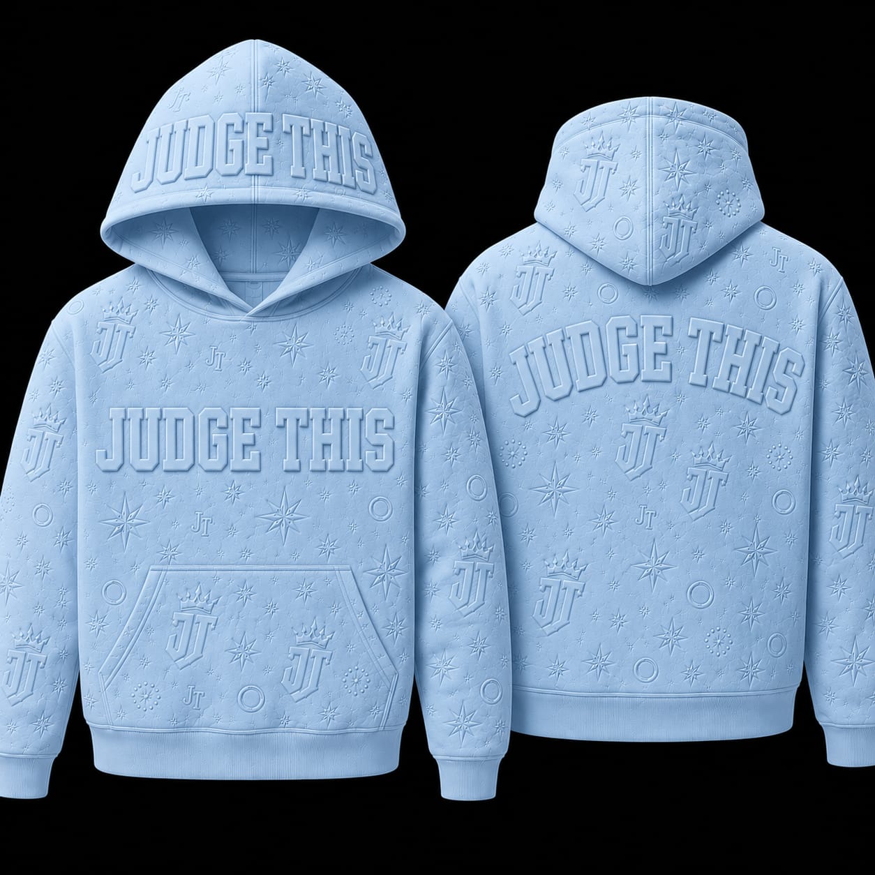 JUDGE THIS™ Signature Monogram Hoodie