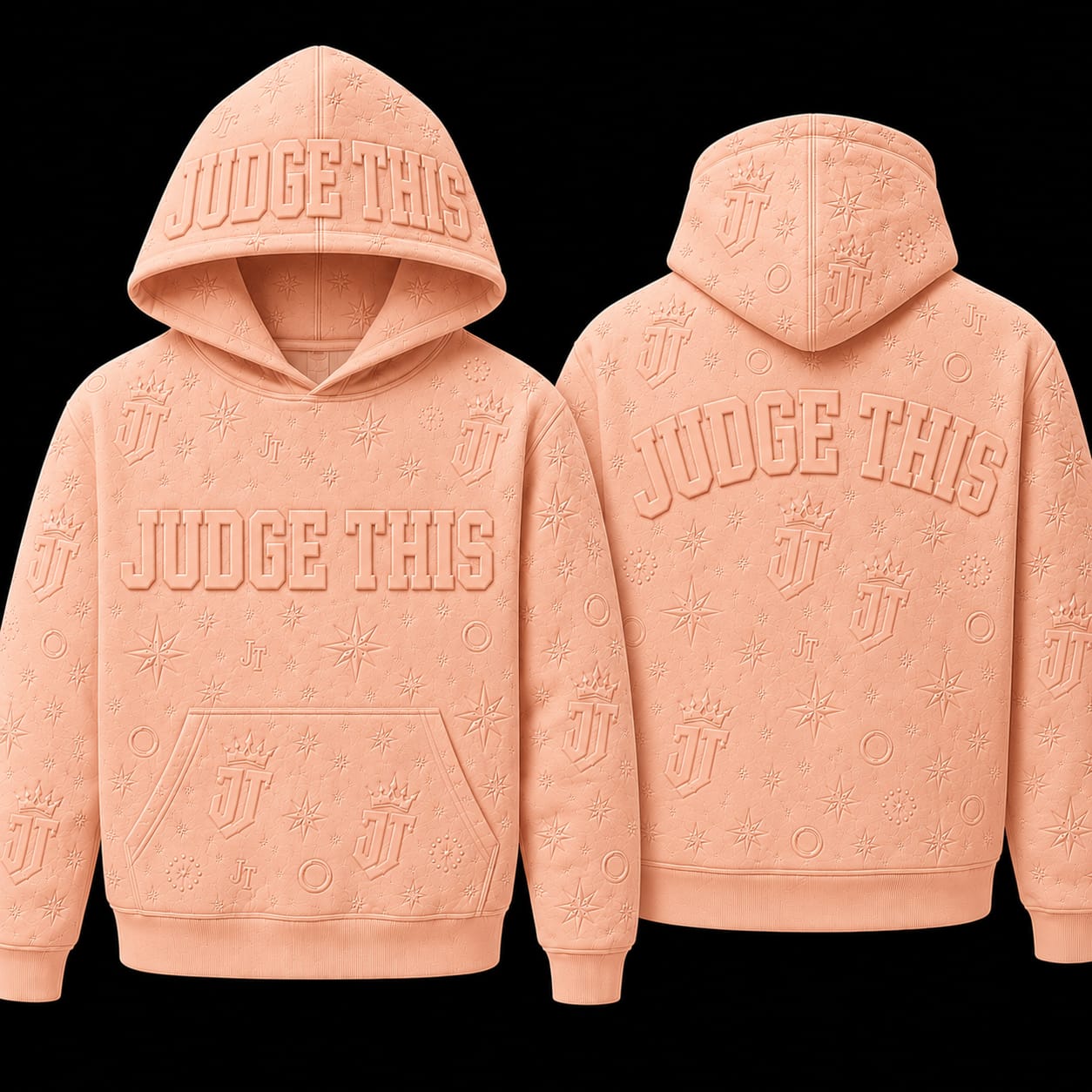JUDGE THIS™ Signature Monogram Hoodie