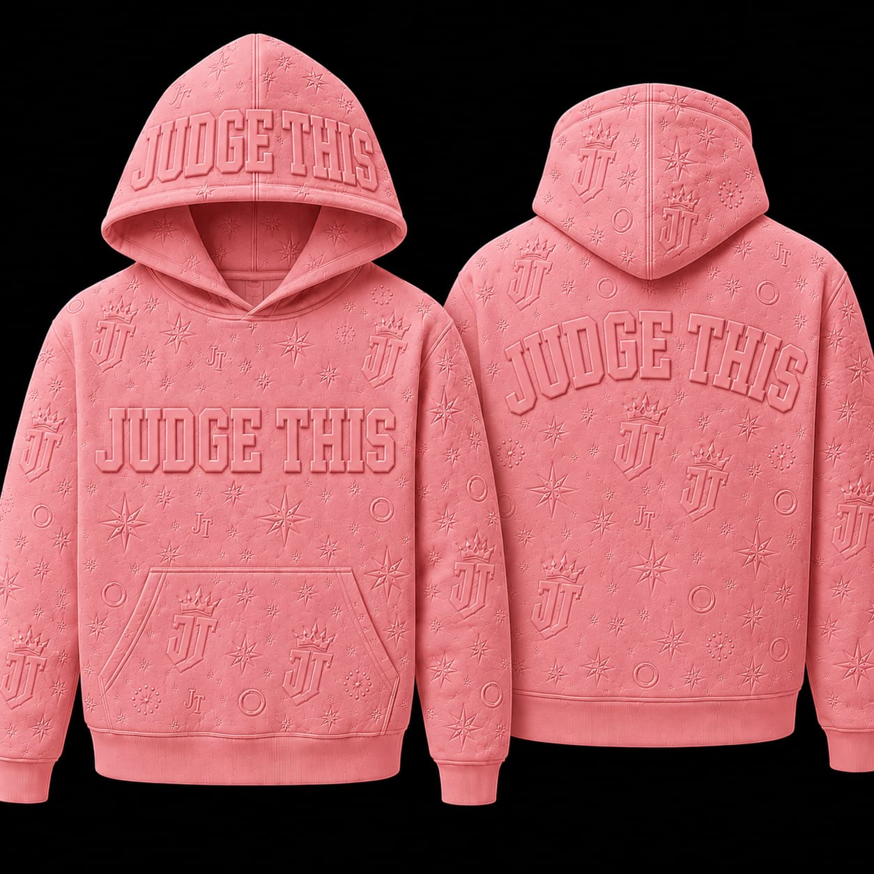 JUDGE THIS™ Signature Monogram Hoodie