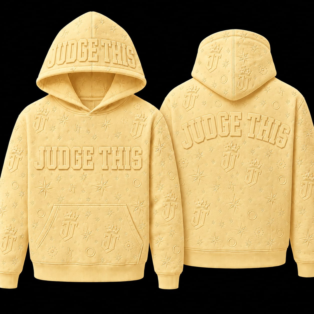 JUDGE THIS™ Signature Monogram Hoodie