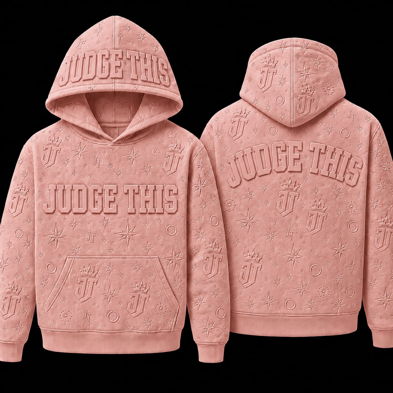 JUDGE THIS™ Signature Monogram Hoodie