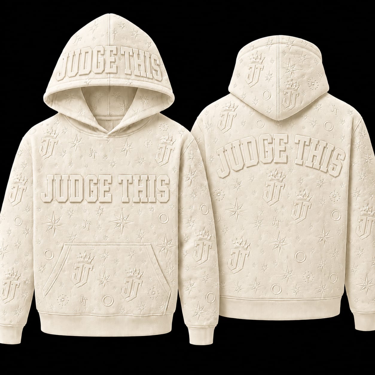 JUDGE THIS™ Signature Monogram Hoodie