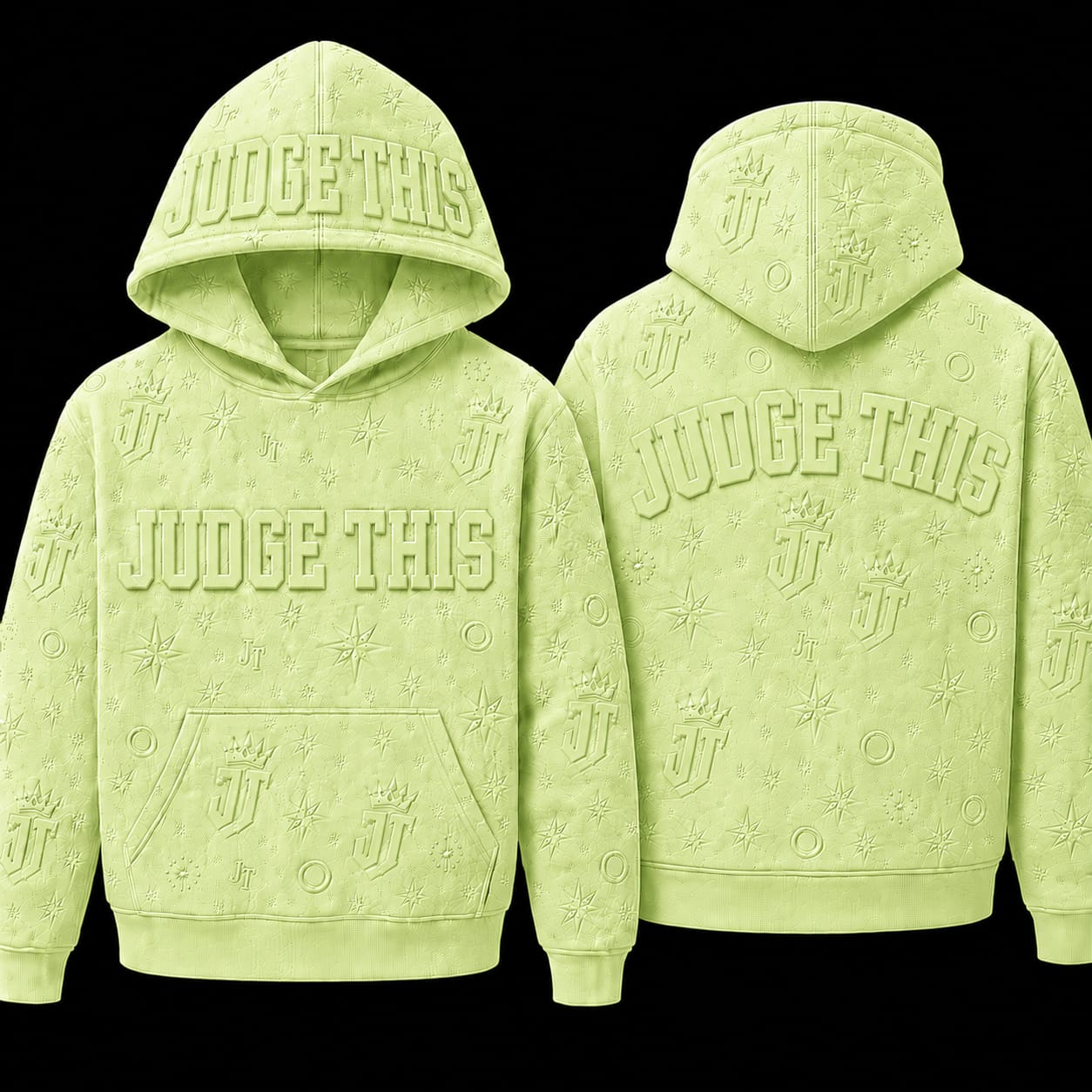 JUDGE THIS™ Signature Monogram Hoodie