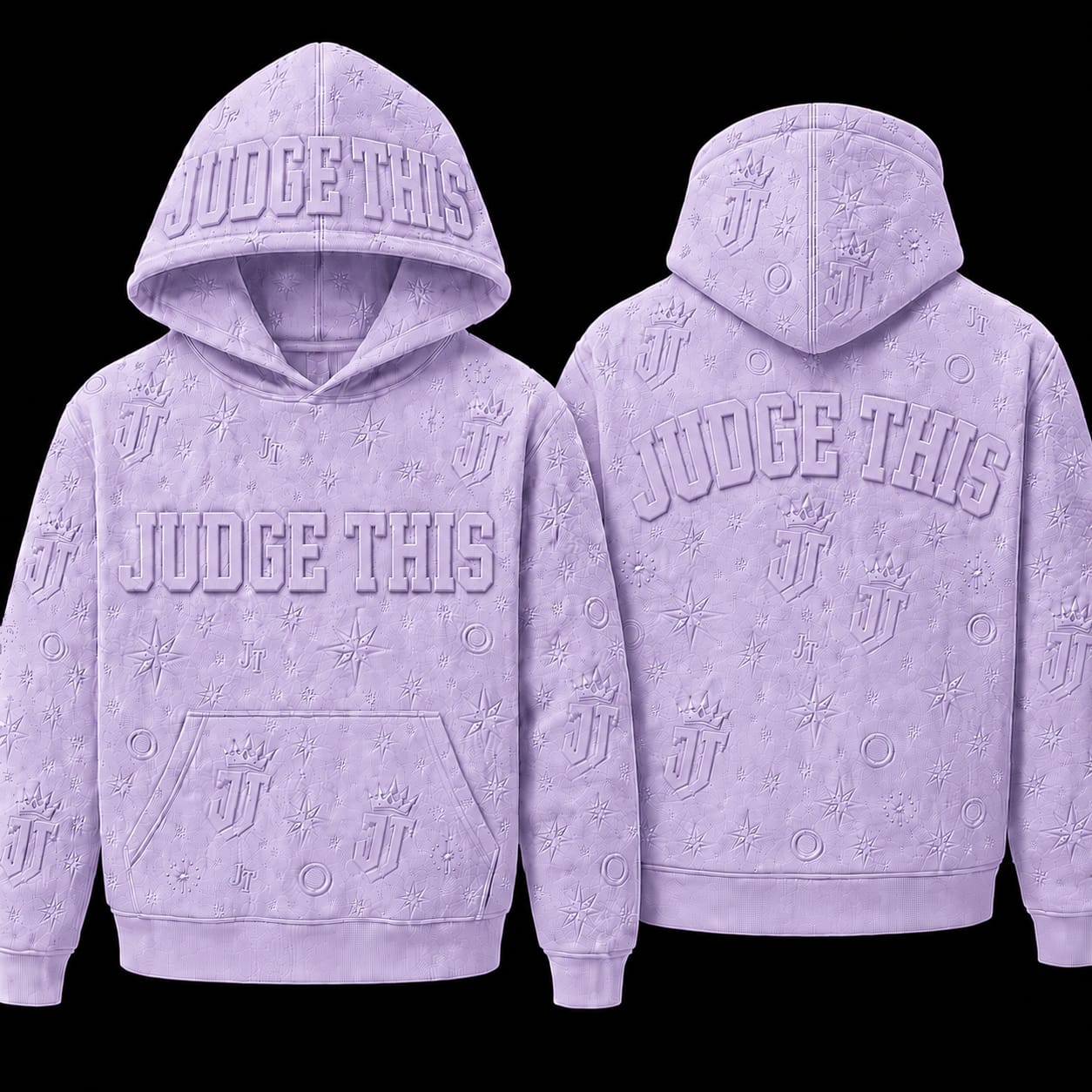 JUDGE THIS™ Signature Monogram Hoodie