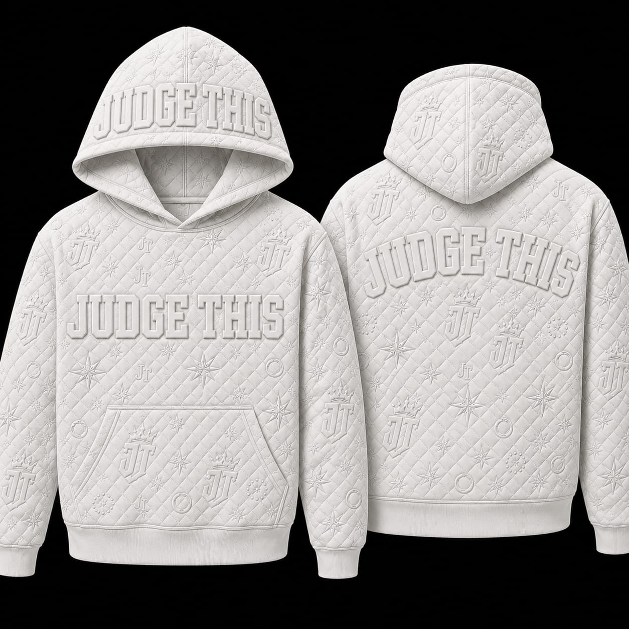 JUDGE THIS™ Signature Monogram Hoodie