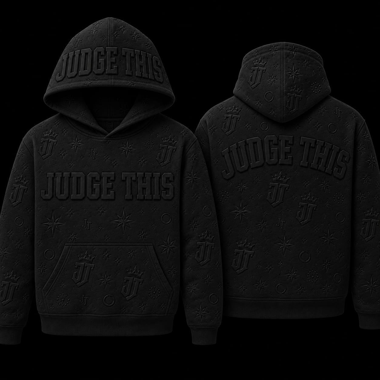 JUDGE THIS™ Signature Monogram Hoodie
