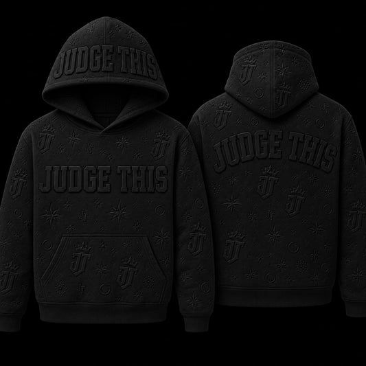 JUDGE THIS™ Signature Monogram Hoodie