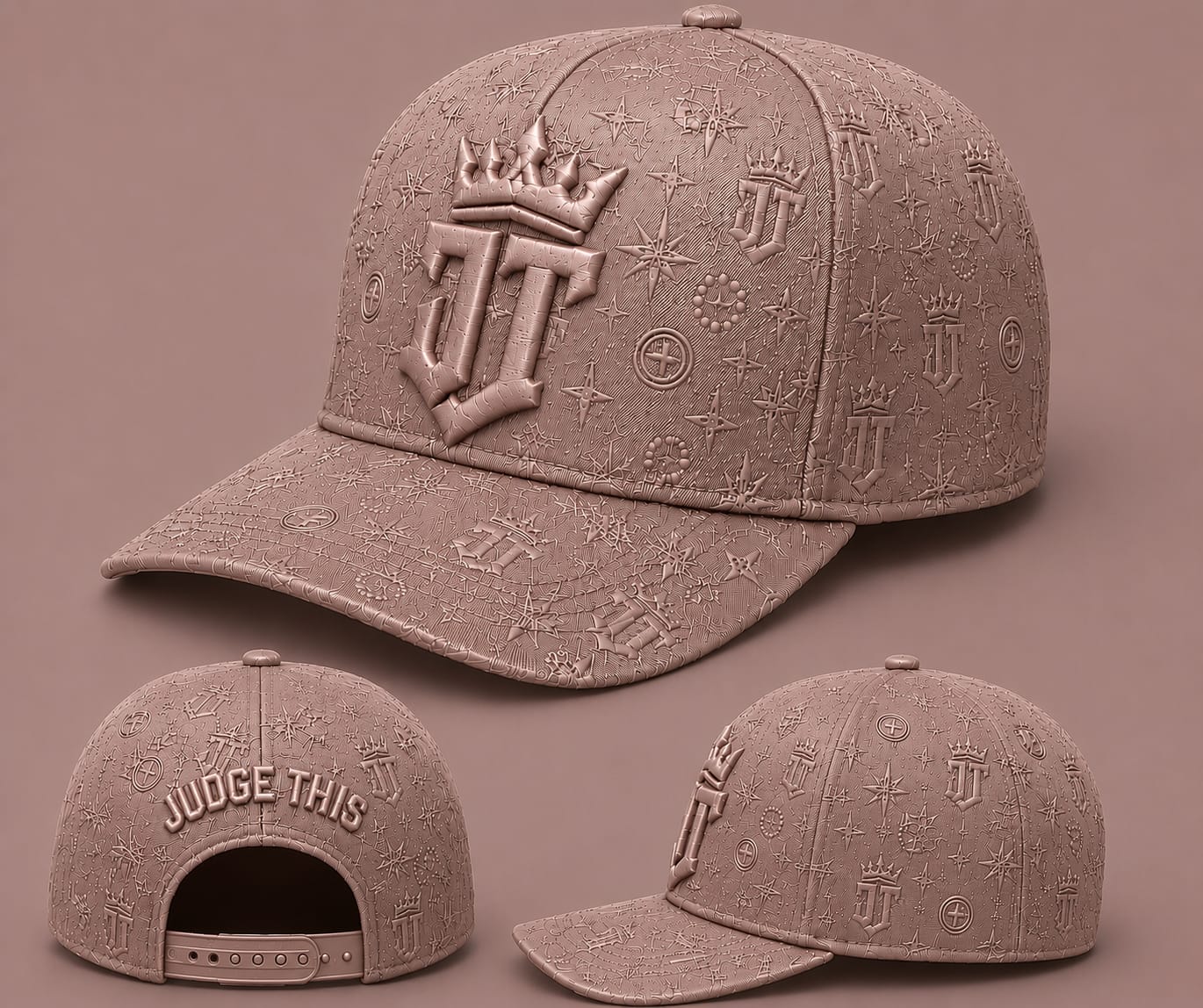Judge This™ Monogram Snapback Cap