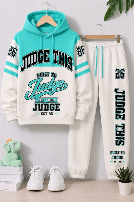 Judge This™ Built To Judge Kids Hoodie & Track Pants Set