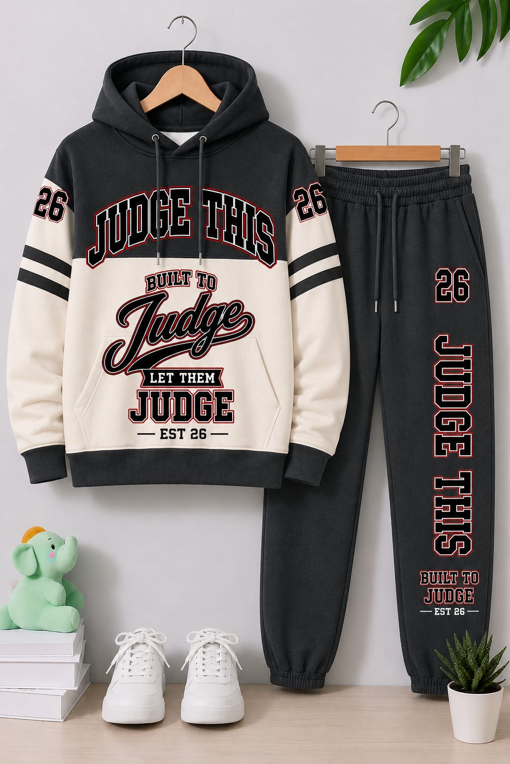 Judge This™ Built To Judge Kids Hoodie & Track Pants Set