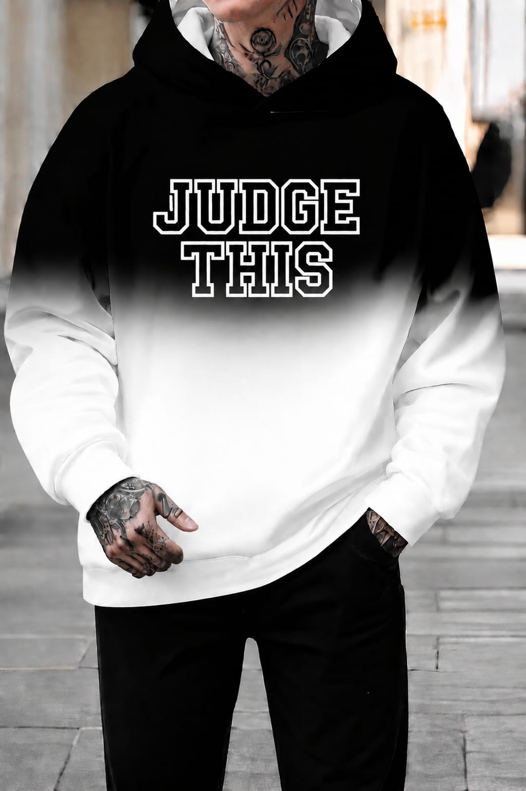 JUDGE THIS™ Ombré Hoodie