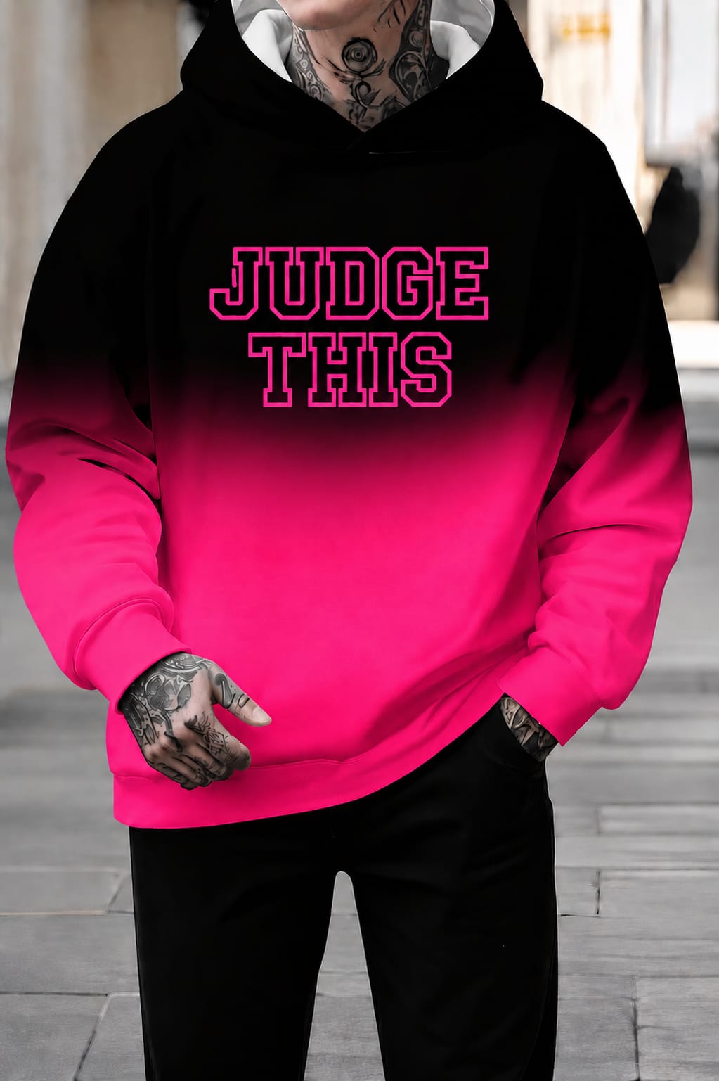 JUDGE THIS™ Ombré Hoodie