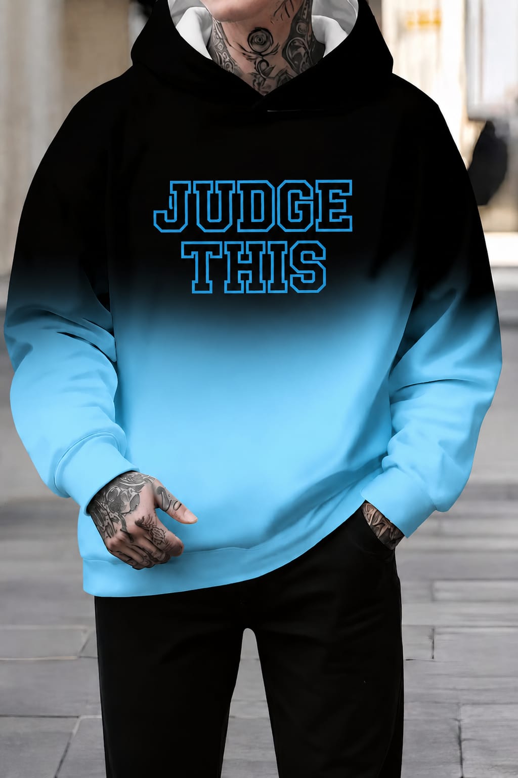 JUDGE THIS™ Ombré Hoodie
