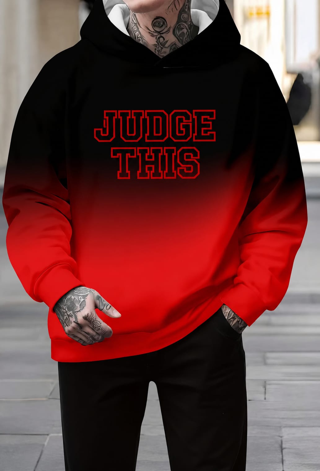 JUDGE THIS™ Ombré Hoodie