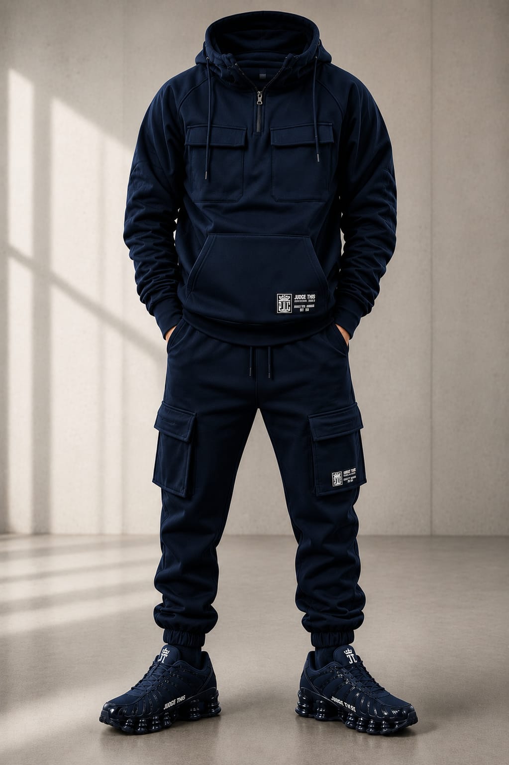 Judge This™ Tactical Cargo Tracksuit Set