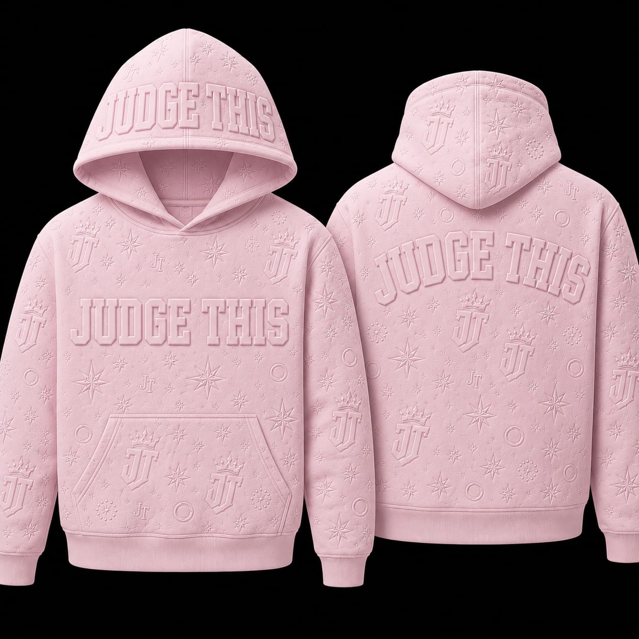 JUDGE THIS™ Signature Monogram Hoodie