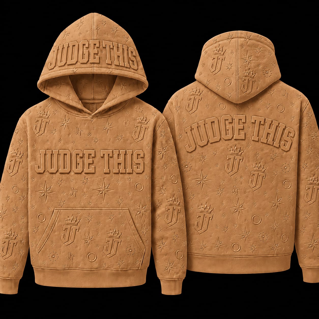 JUDGE THIS™ Signature Monogram Hoodie